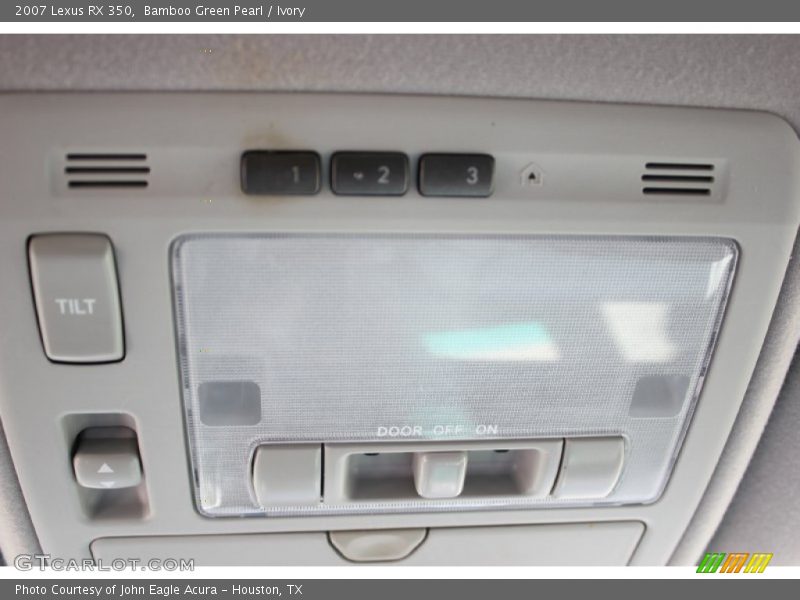 Bamboo Green Pearl / Ivory 2007 Lexus RX 350