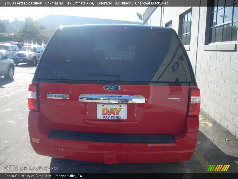 Colorado Red/Black / Charcoal Black/Red 2008 Ford Expedition Funkmaster Flex Limited 4x4