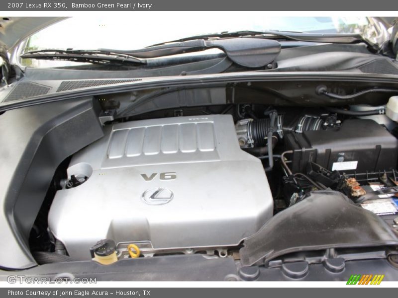 Bamboo Green Pearl / Ivory 2007 Lexus RX 350