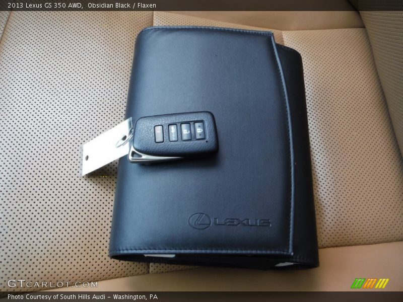 Obsidian Black / Flaxen 2013 Lexus GS 350 AWD