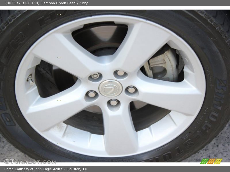 Bamboo Green Pearl / Ivory 2007 Lexus RX 350