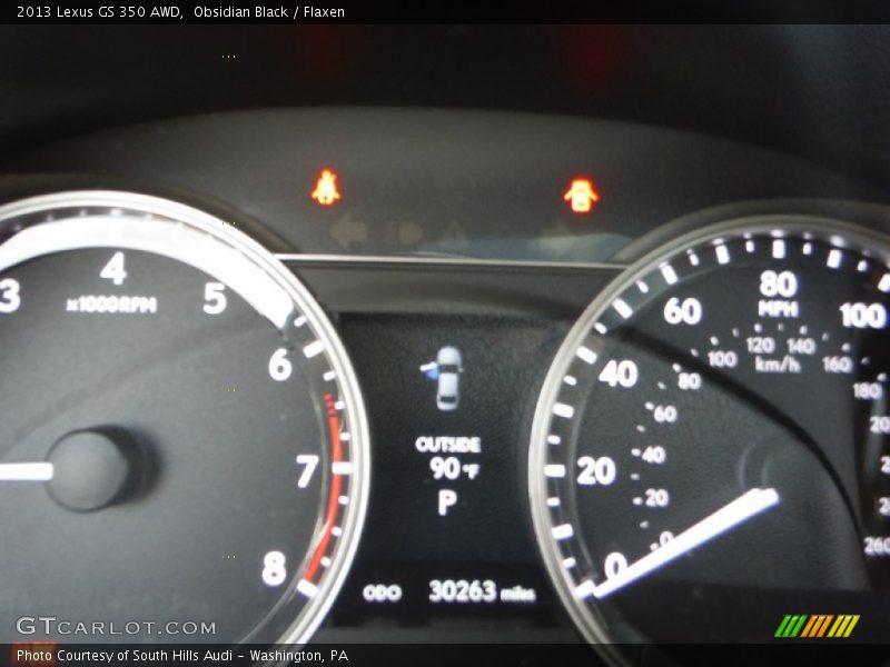 Obsidian Black / Flaxen 2013 Lexus GS 350 AWD