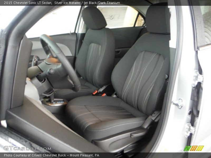 Silver Ice Metallic / Jet Black/Dark Titanium 2015 Chevrolet Sonic LT Sedan