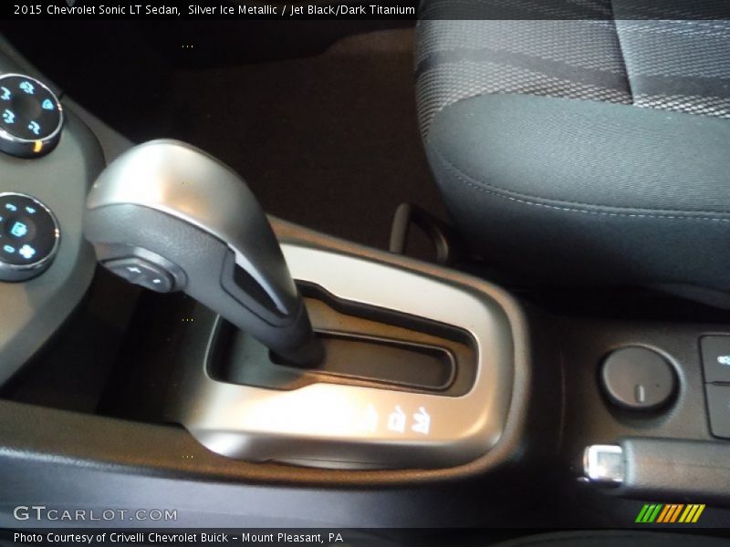 Silver Ice Metallic / Jet Black/Dark Titanium 2015 Chevrolet Sonic LT Sedan