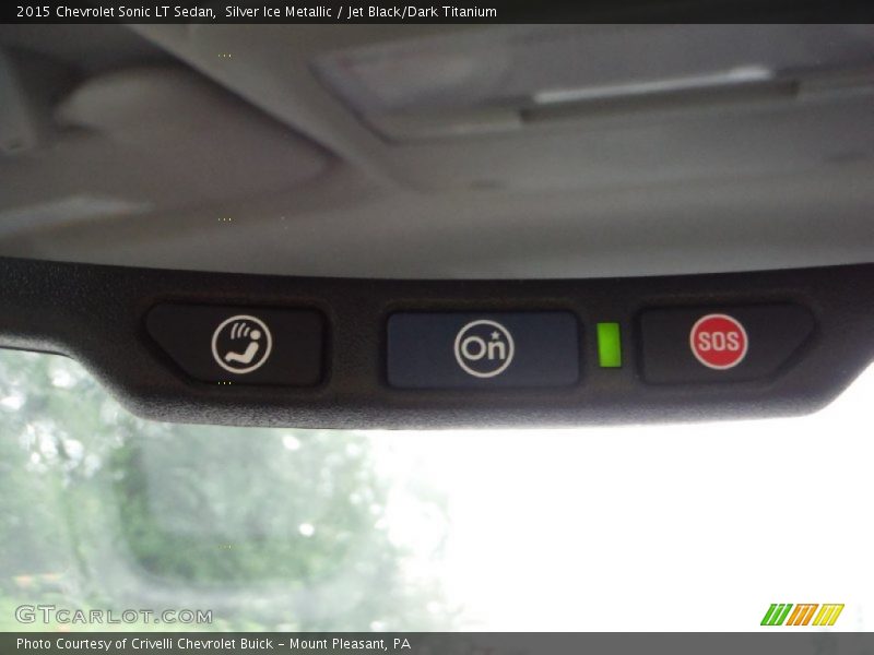 Silver Ice Metallic / Jet Black/Dark Titanium 2015 Chevrolet Sonic LT Sedan