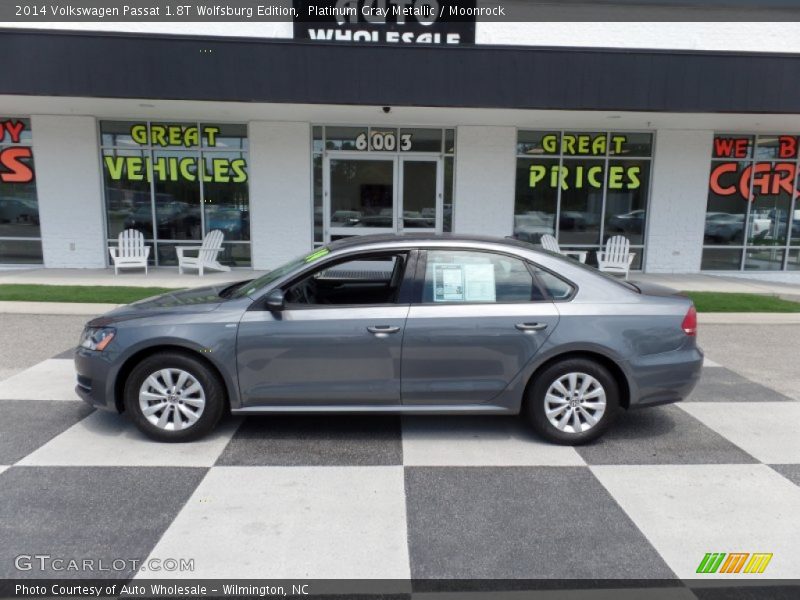 Platinum Gray Metallic / Moonrock 2014 Volkswagen Passat 1.8T Wolfsburg Edition