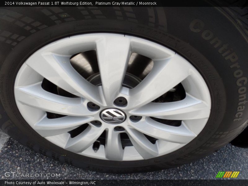 Platinum Gray Metallic / Moonrock 2014 Volkswagen Passat 1.8T Wolfsburg Edition
