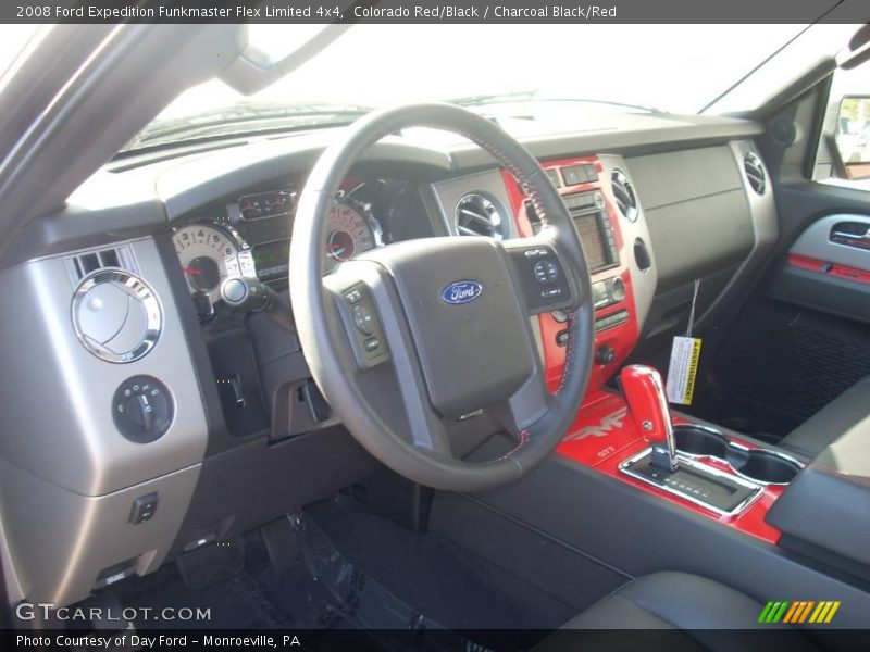 Colorado Red/Black / Charcoal Black/Red 2008 Ford Expedition Funkmaster Flex Limited 4x4