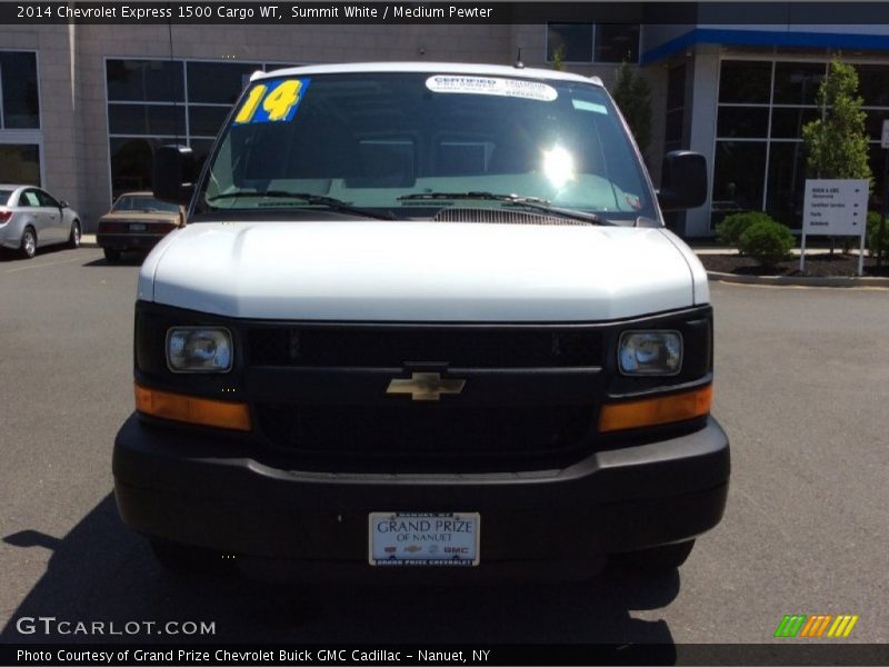 Summit White / Medium Pewter 2014 Chevrolet Express 1500 Cargo WT
