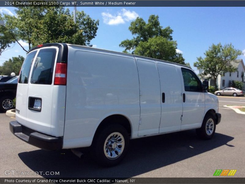 Summit White / Medium Pewter 2014 Chevrolet Express 1500 Cargo WT