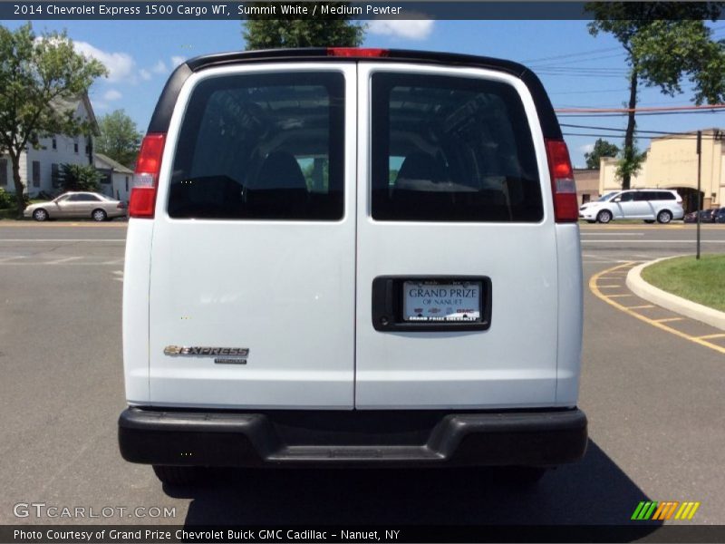 Summit White / Medium Pewter 2014 Chevrolet Express 1500 Cargo WT