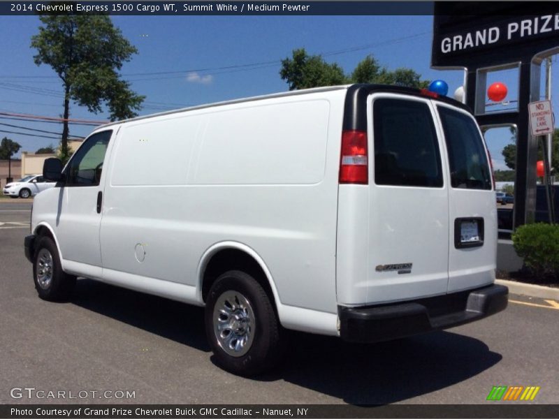 Summit White / Medium Pewter 2014 Chevrolet Express 1500 Cargo WT