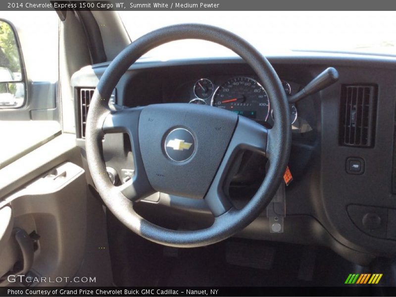 Summit White / Medium Pewter 2014 Chevrolet Express 1500 Cargo WT