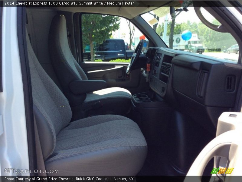 Summit White / Medium Pewter 2014 Chevrolet Express 1500 Cargo WT