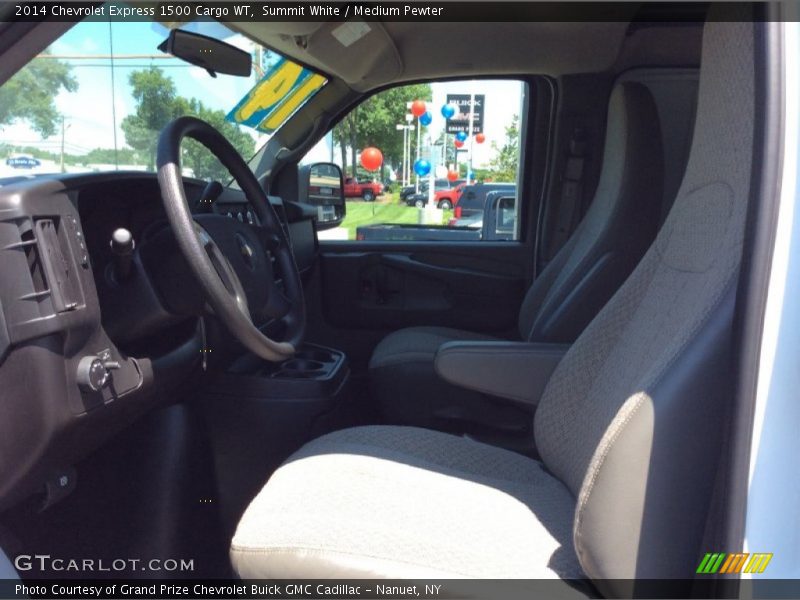 Summit White / Medium Pewter 2014 Chevrolet Express 1500 Cargo WT