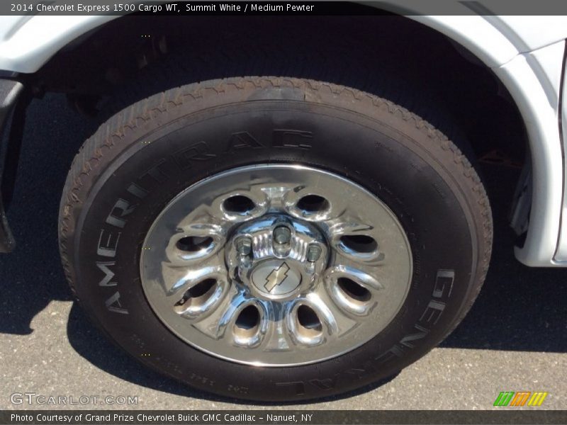Summit White / Medium Pewter 2014 Chevrolet Express 1500 Cargo WT