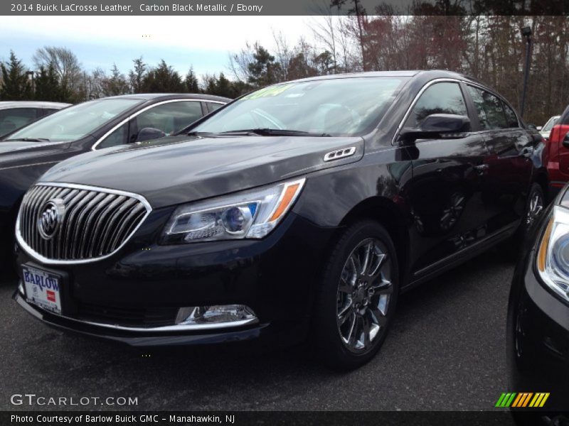 Carbon Black Metallic / Ebony 2014 Buick LaCrosse Leather