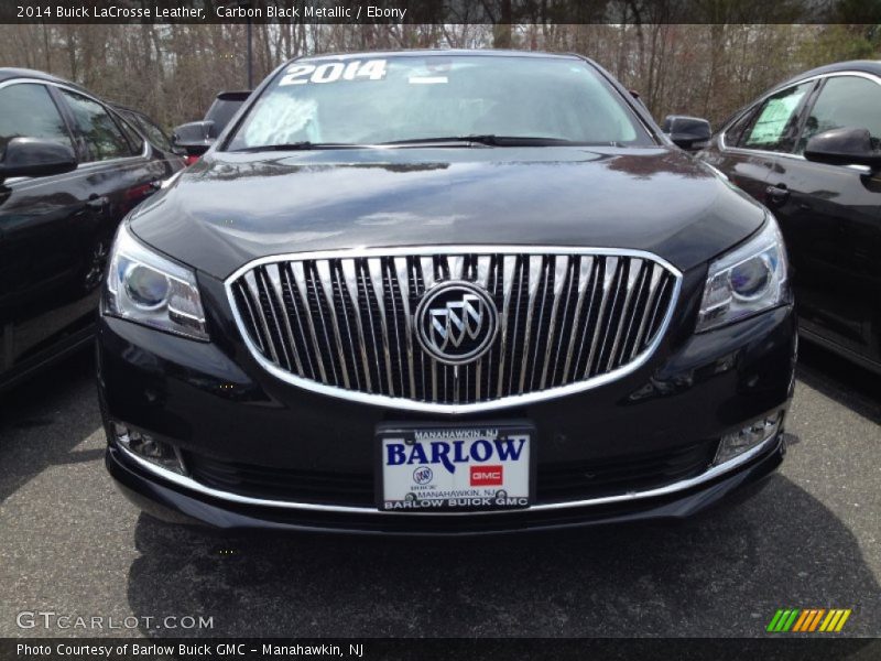 Carbon Black Metallic / Ebony 2014 Buick LaCrosse Leather
