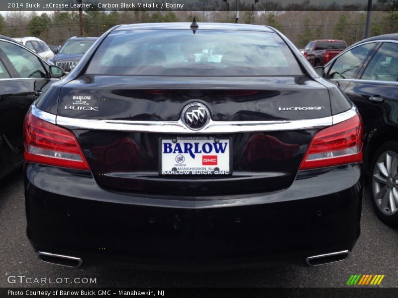 Carbon Black Metallic / Ebony 2014 Buick LaCrosse Leather