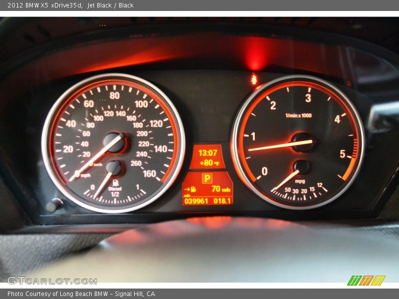 Jet Black / Black 2012 BMW X5 xDrive35d