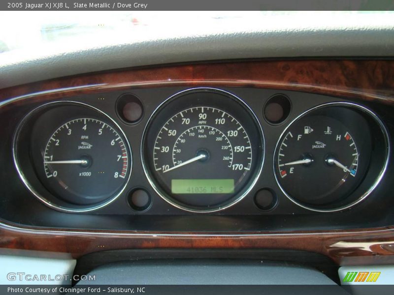 Slate Metallic / Dove Grey 2005 Jaguar XJ XJ8 L