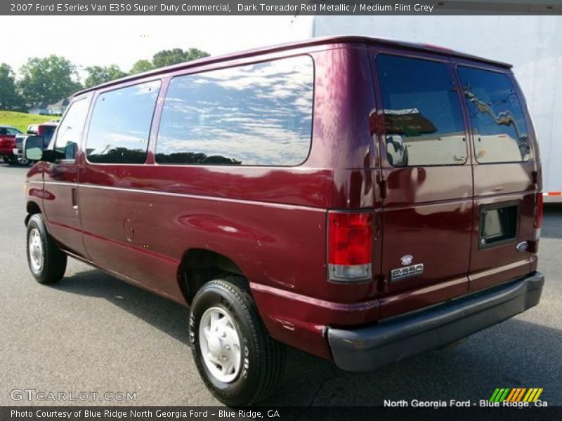 Dark Toreador Red Metallic / Medium Flint Grey 2007 Ford E Series Van E350 Super Duty Commercial