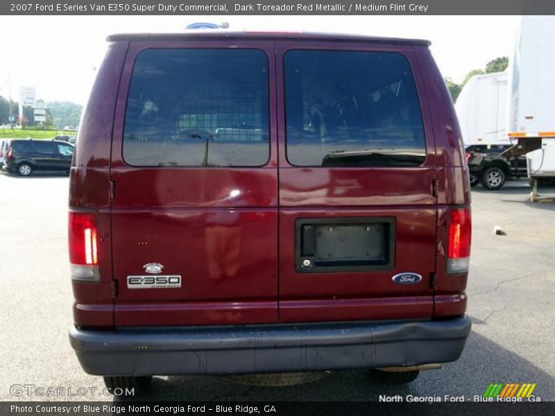 Dark Toreador Red Metallic / Medium Flint Grey 2007 Ford E Series Van E350 Super Duty Commercial