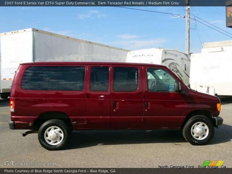 Dark Toreador Red Metallic / Medium Flint Grey 2007 Ford E Series Van E350 Super Duty Commercial