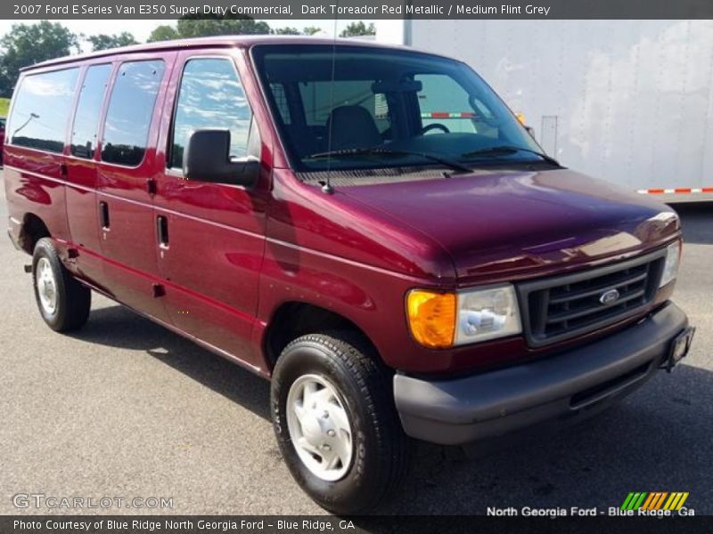 Dark Toreador Red Metallic / Medium Flint Grey 2007 Ford E Series Van E350 Super Duty Commercial
