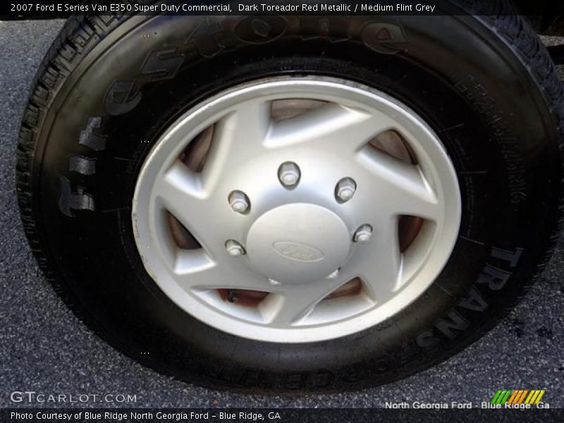 Dark Toreador Red Metallic / Medium Flint Grey 2007 Ford E Series Van E350 Super Duty Commercial
