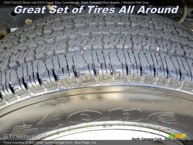 Dark Toreador Red Metallic / Medium Flint Grey 2007 Ford E Series Van E350 Super Duty Commercial