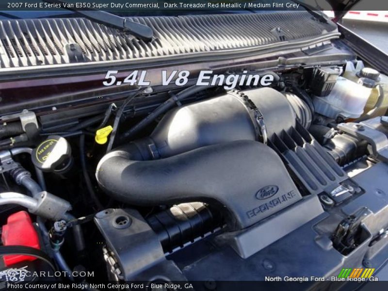 Dark Toreador Red Metallic / Medium Flint Grey 2007 Ford E Series Van E350 Super Duty Commercial