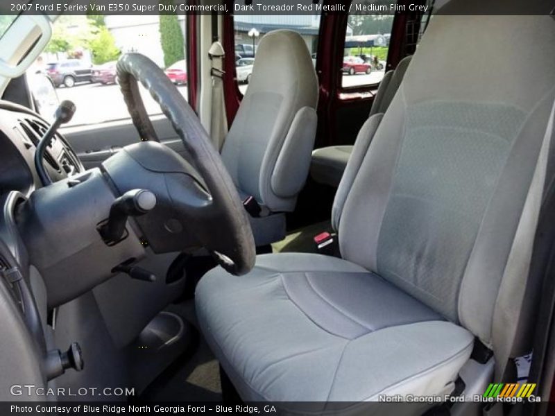 Dark Toreador Red Metallic / Medium Flint Grey 2007 Ford E Series Van E350 Super Duty Commercial