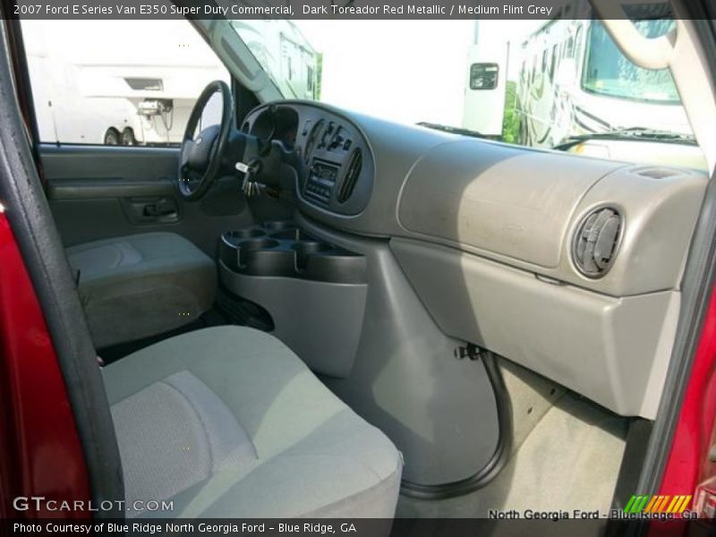 Dark Toreador Red Metallic / Medium Flint Grey 2007 Ford E Series Van E350 Super Duty Commercial