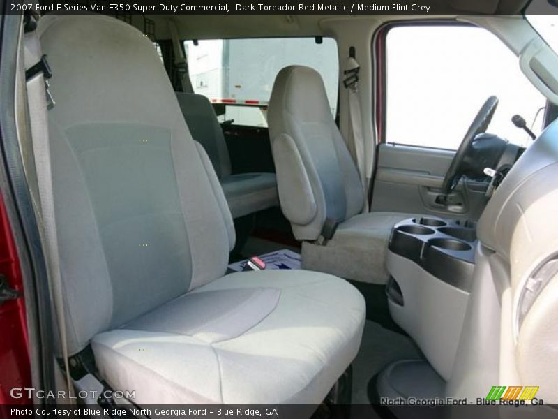Dark Toreador Red Metallic / Medium Flint Grey 2007 Ford E Series Van E350 Super Duty Commercial