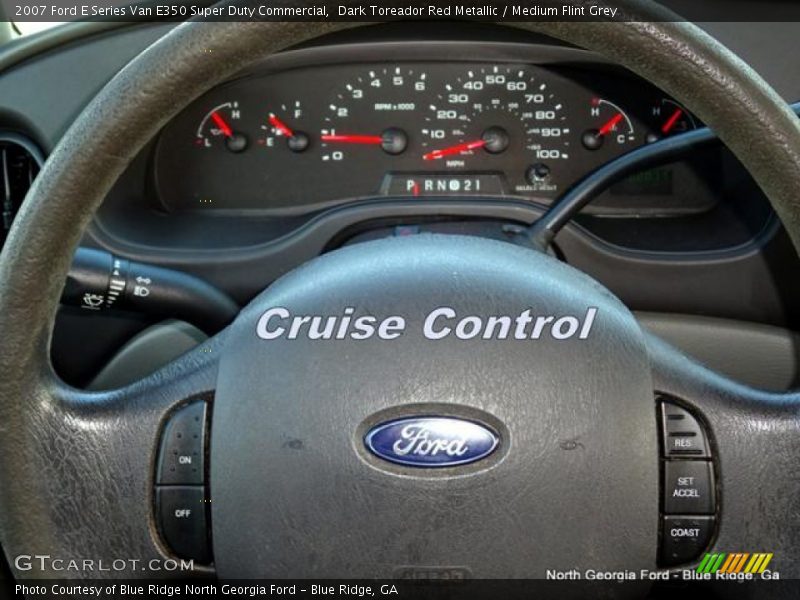 Dark Toreador Red Metallic / Medium Flint Grey 2007 Ford E Series Van E350 Super Duty Commercial