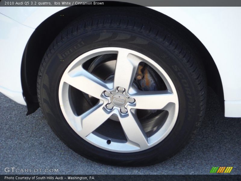 Ibis White / Cinnamon Brown 2010 Audi Q5 3.2 quattro