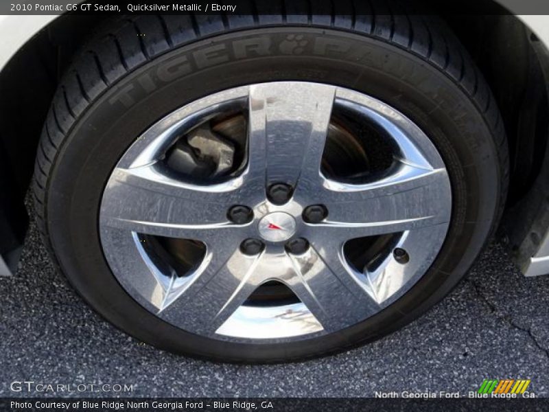 Quicksilver Metallic / Ebony 2010 Pontiac G6 GT Sedan