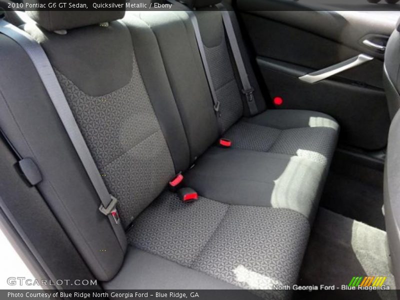 Quicksilver Metallic / Ebony 2010 Pontiac G6 GT Sedan