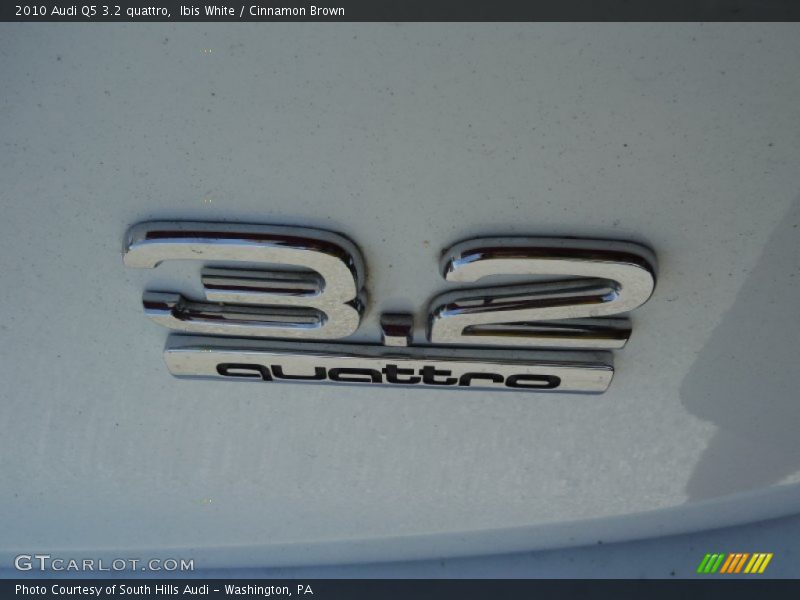 Ibis White / Cinnamon Brown 2010 Audi Q5 3.2 quattro