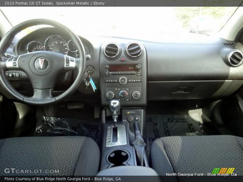 Quicksilver Metallic / Ebony 2010 Pontiac G6 GT Sedan