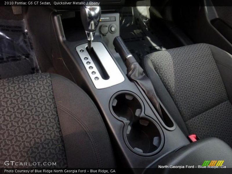 Quicksilver Metallic / Ebony 2010 Pontiac G6 GT Sedan