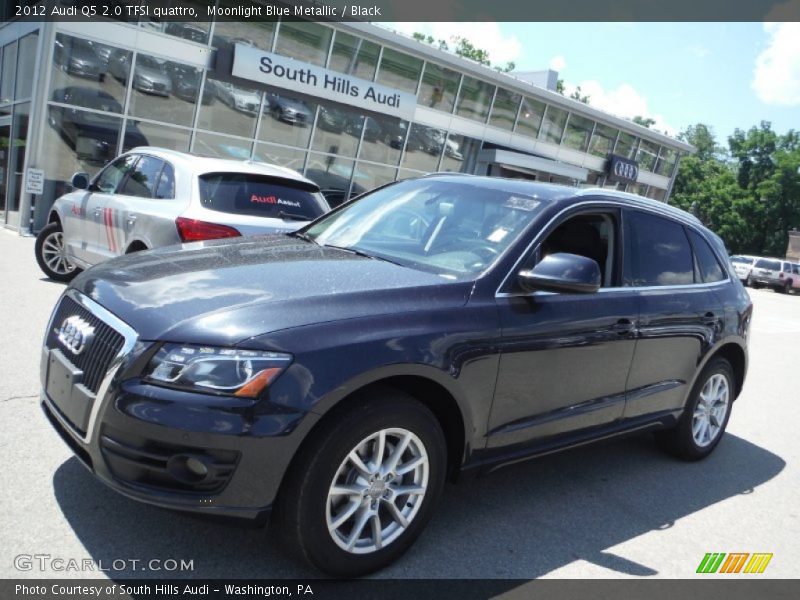 Moonlight Blue Metallic / Black 2012 Audi Q5 2.0 TFSI quattro