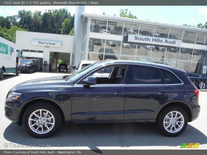 Moonlight Blue Metallic / Black 2012 Audi Q5 2.0 TFSI quattro