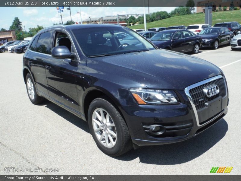 Moonlight Blue Metallic / Black 2012 Audi Q5 2.0 TFSI quattro