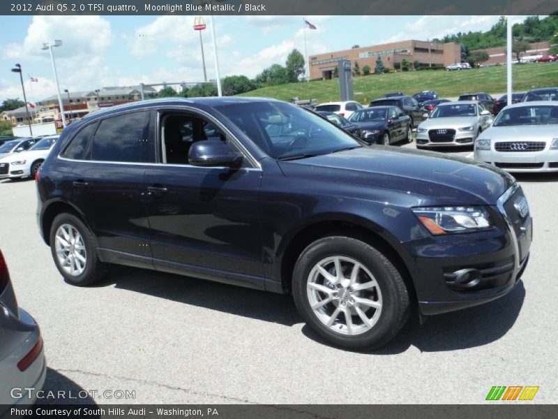 Moonlight Blue Metallic / Black 2012 Audi Q5 2.0 TFSI quattro