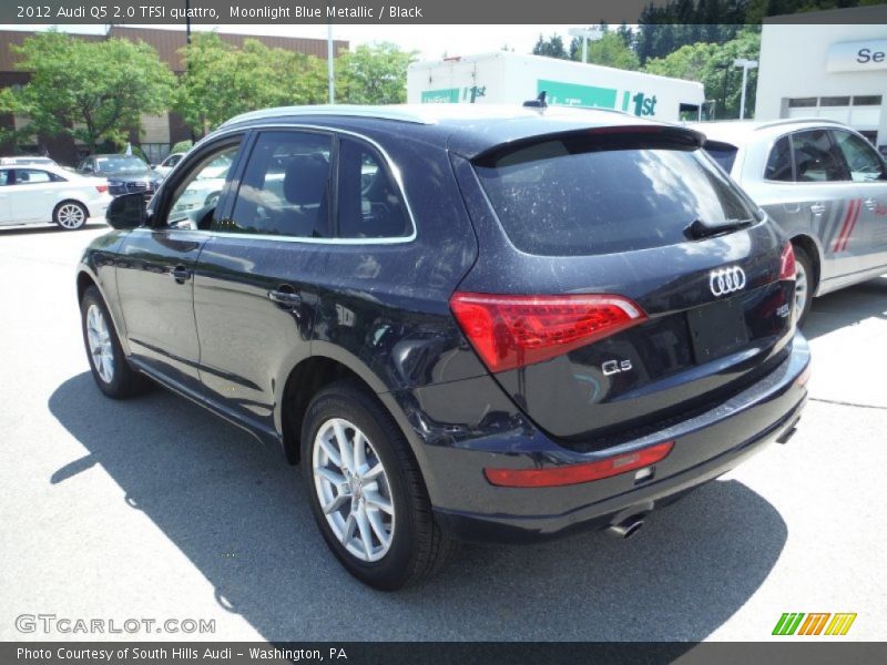 Moonlight Blue Metallic / Black 2012 Audi Q5 2.0 TFSI quattro