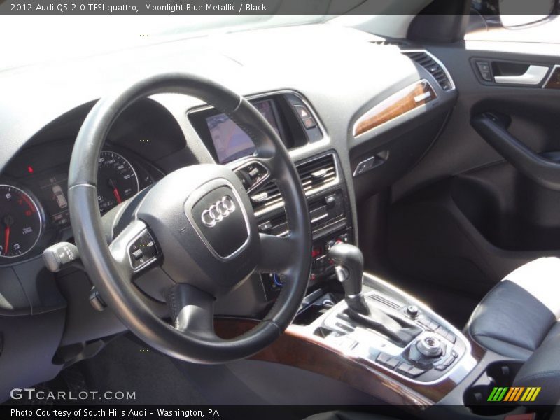 Moonlight Blue Metallic / Black 2012 Audi Q5 2.0 TFSI quattro