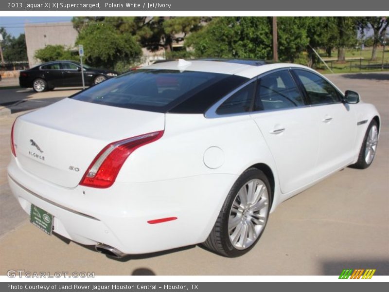 Polaris White / Jet/Ivory 2013 Jaguar XJ XJ Supercharged