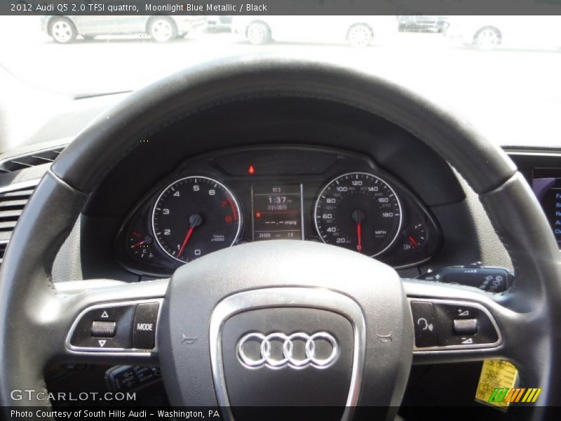 Moonlight Blue Metallic / Black 2012 Audi Q5 2.0 TFSI quattro